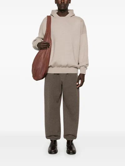 Fear Of God Virgin Wool Hooded Knit Sweater In Neutral