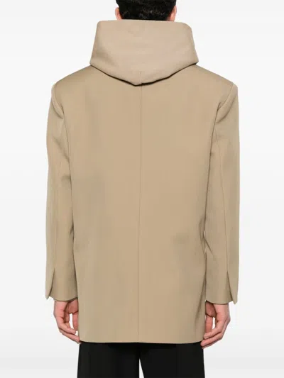 Fear Of God California Double-breasted Blazer In Brown