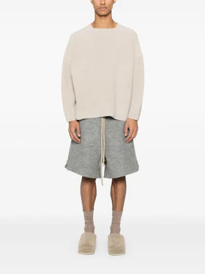 Fear Of God Men Ottoman Straight Neck Sweater In Neutral