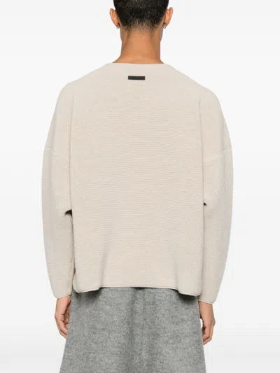 Fear Of God Men Ottoman Straight Neck Sweater In Neutral