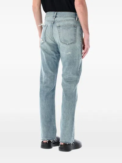 Fear Of God Repaired Classic Jeans In Blue