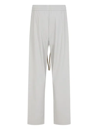 Fear Of God Men's Warm Heather Oatmeal Eternal Brand-patch Cotton-jersey Jogging Bottoms In Neutral