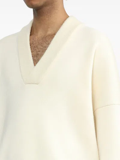 Fear Of God Virgin Wool-blend Jumper In White