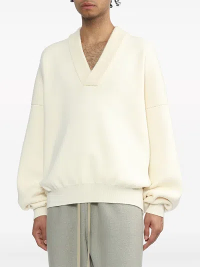 Fear Of God Virgin Wool-blend Jumper In White