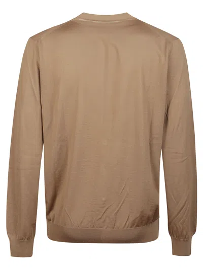 Fendi Men Cardigan In Lana In Brown