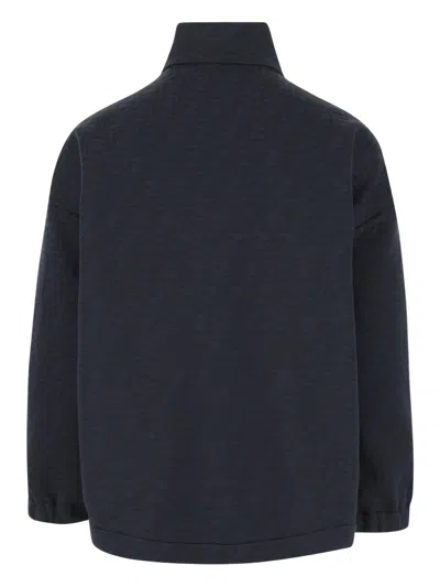Fendi Men Cotton Blend Sweatshirt In Blue
