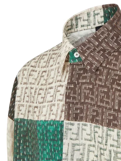Fendi Camisa - Marrón In Multi