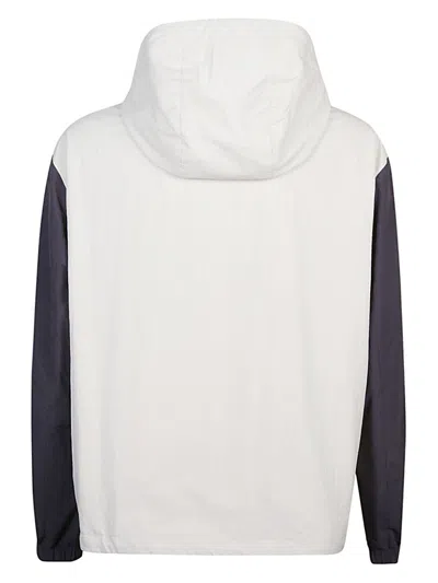 Fendi Logo-patch Reversible Jacket In White
