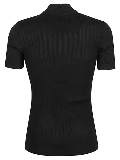 Fendi Men Logo T-shirt In Black