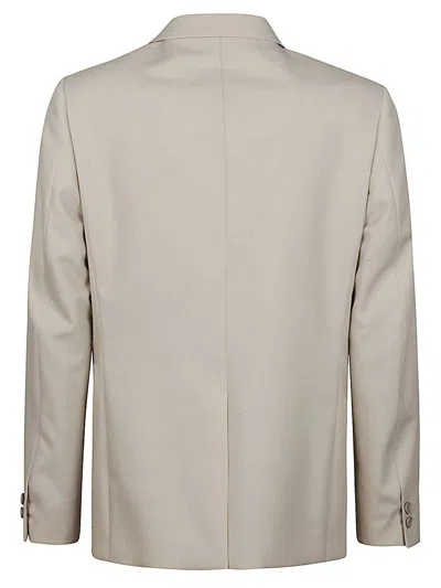 Fendi Men Single-breasted Blazer In Brown