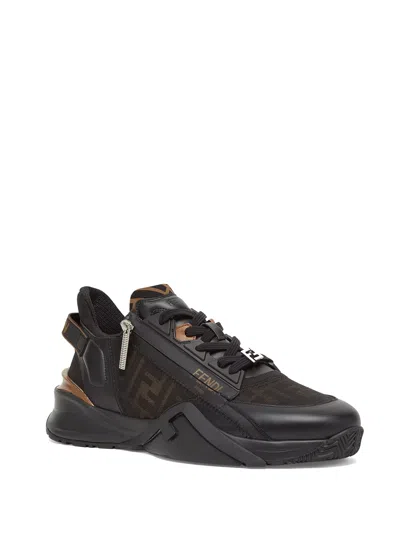 Fendi Flow Sneakers In Black
