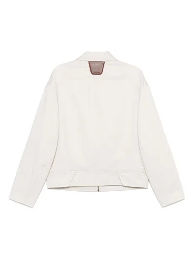 Ferrari Cotton Gabardine Bomber Jacket In Multi