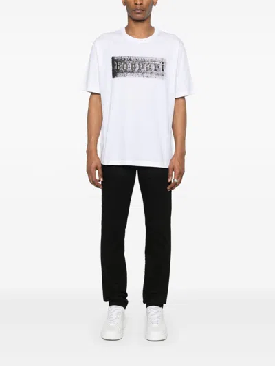 Ferrari T-shirt With  Logo Graphic In White