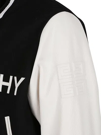 Givenchy Wool Bomber Jacket In Black