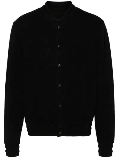 Givenchy Men Cotton Bomber Jacket In Black