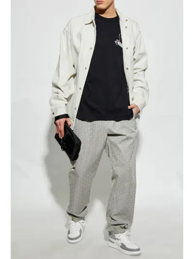 Givenchy Monogram 72 Jacquard Jogging Trousers In Black