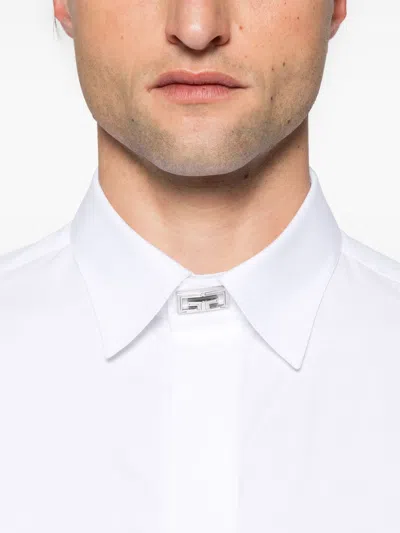 Givenchy White Shirt With Structured Collar In White