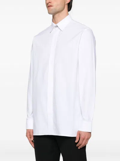 Givenchy White Shirt With Structured Collar In White