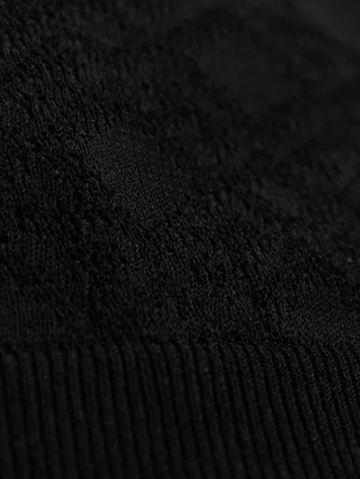 Givenchy Crop Sweater Knitwear Black In Black