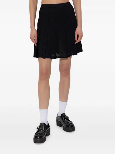Givenchy Women Pleated Mini Skirt In Black