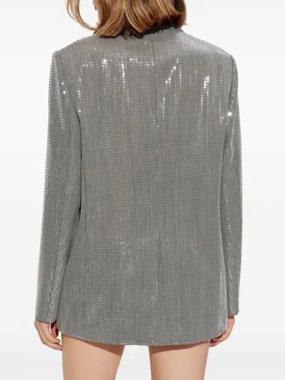Golden Goose 'laureen' Sequinned Double-breasted Jacket In Animal Print