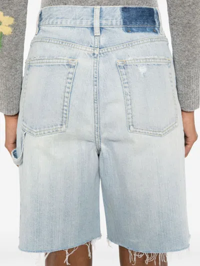 Golden Goose Women Denim Cotton Shorts In Black