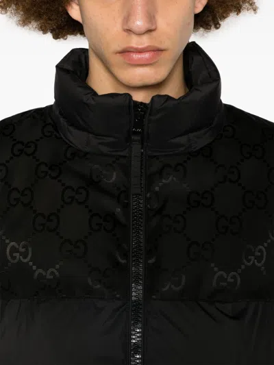 Gucci Men Jacket With Logo In Black