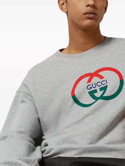 Gucci Men Sweater In Gray
