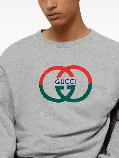 Gucci Men Sweater In Gray