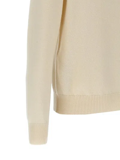 Gucci Logo Sweater Sweaters And Cardigans White In Neutral