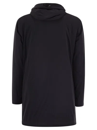 Herno Hooded Casual Jacket In Blue