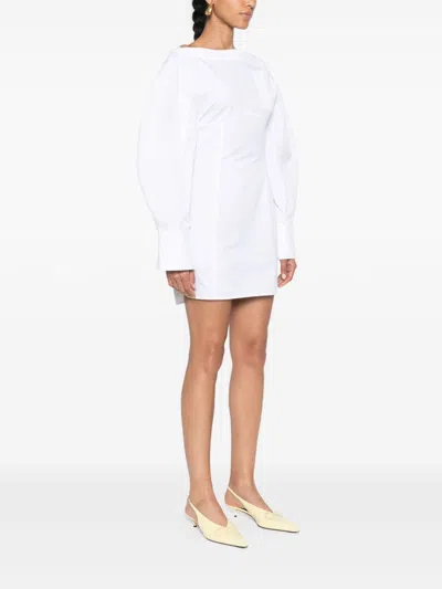 Jacquemus Women La Robe Chemise Casaco Dress In White
