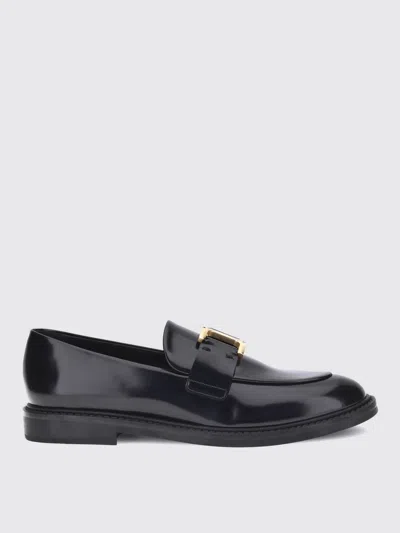 Chloé Marcie Black Brushed Calf Leather Loafer