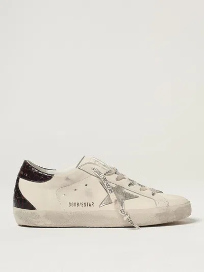 Golden Goose 20mm Super-star Leather Sneakers In White
