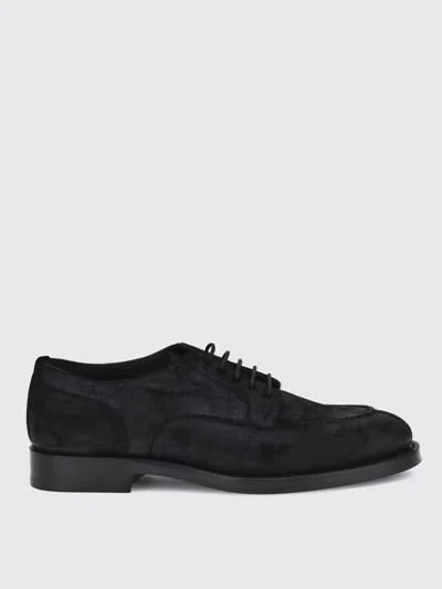 Brunello Cucinelli Clean Design Lace-up Shoes For Everyday Sophistication In Black