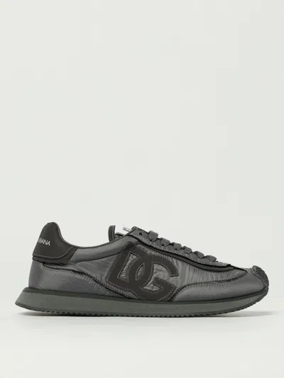 Dolce & Gabbana Low Sneaker Ny In Gray