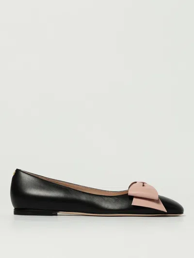 Valentino 'bowow' Ballet Flats Featuring Bow Detail In Black