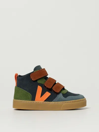 Veja Touch-strap Suede Trainers In Multi