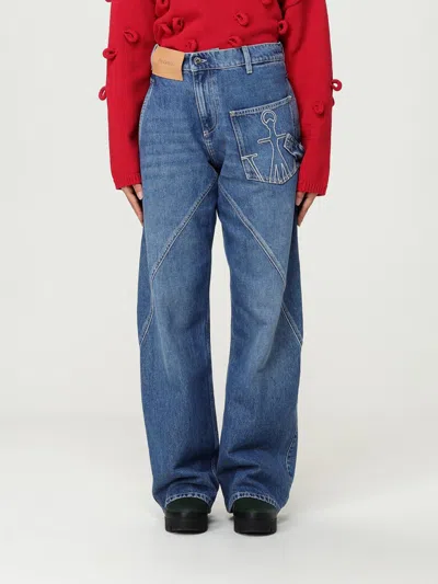 Jw Anderson J. W. Anderson Twisted Workwear' Jeans In Gray