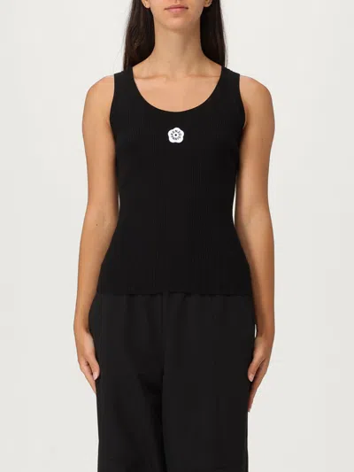 Kenzo Tank Top With Embroidery "boke Flower 2.0" In Black
