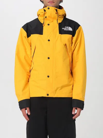 The North Face Dryvent Mono Nylon Windbreaker Jacket In Yellow