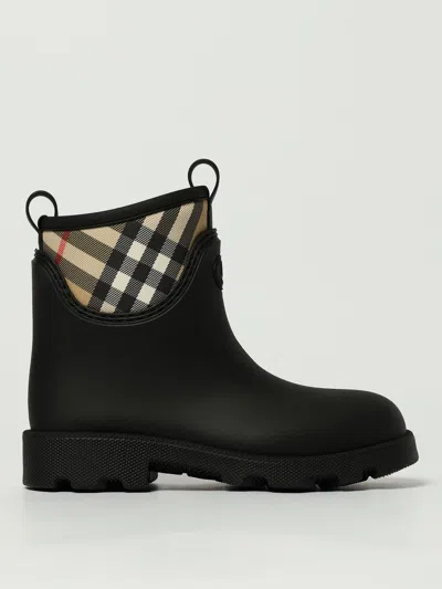 Burberry Women Marsh Stamp Rubber Ankle Boots In Multi