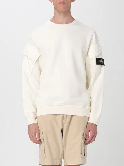 Stone Island Sweatshirt  Men Color White In White