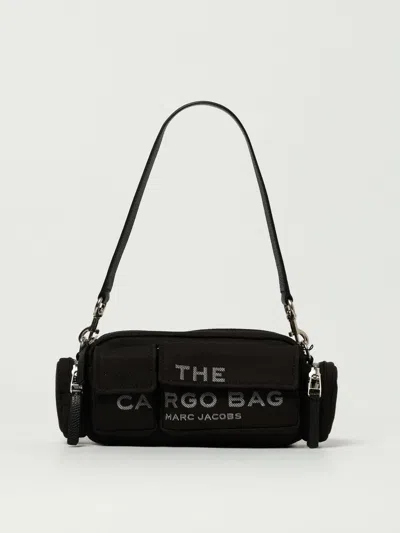 Marc Jacobs The Cargo Canvas Shoulder Bag In Black
