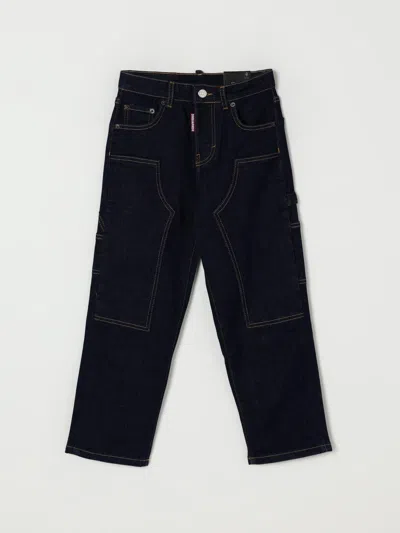 Dsquared2 Jeans  Kids Color Denim In Black