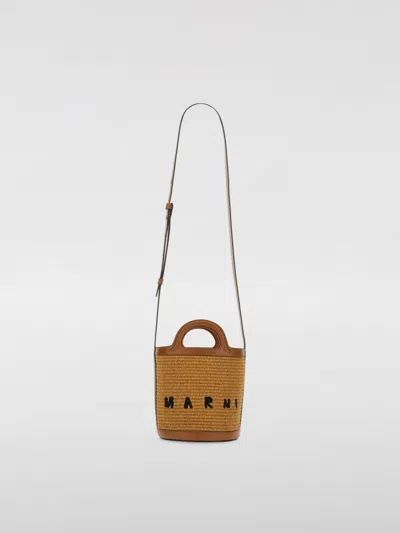 Marni Micro "tropicalia" Bag In Brown