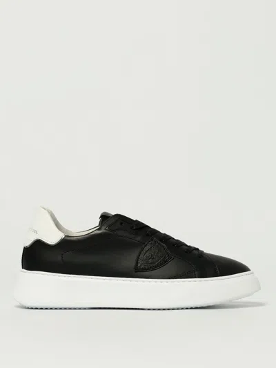 Philippe Model Temple Low Man Sneakers In Black