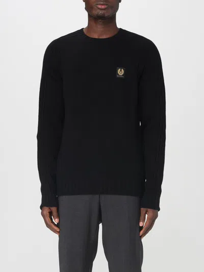 Belstaff Sweatshirt With Logo Patch In Black