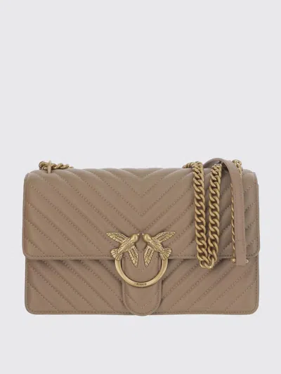 Pinko Mini Love Shoulder Bag In Sand