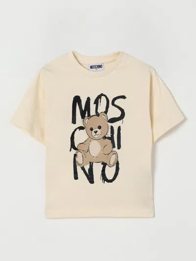 Moschino Teddy Bear-print Cotton T-shirt In White